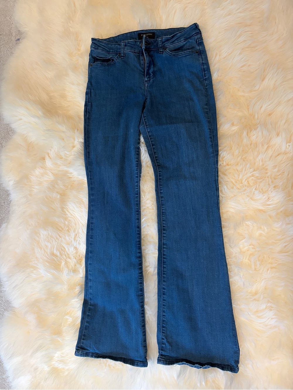 Banana Republic Dark Blue Flare Jeans
